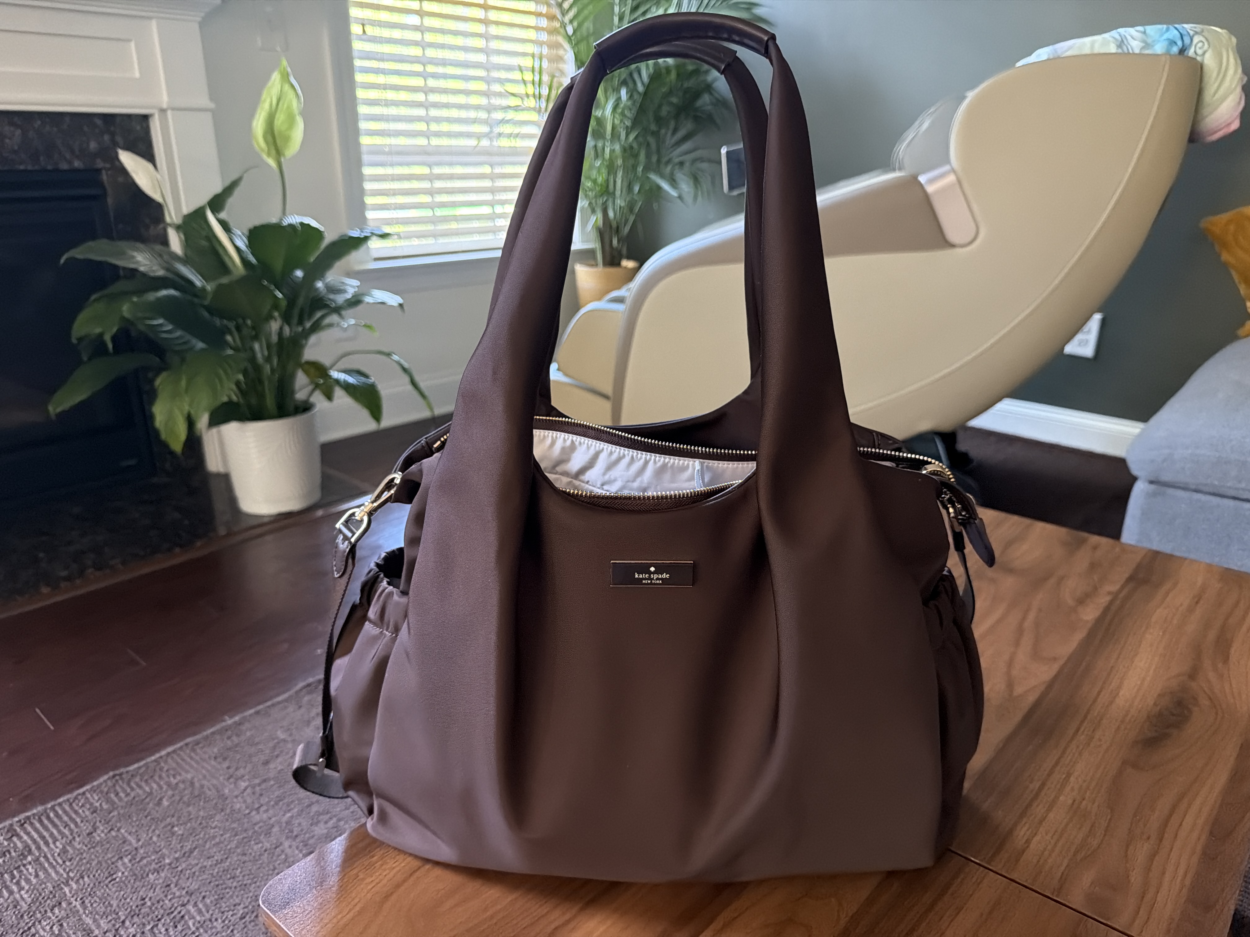 Carter Nylon Large Baby Bag | Kate Spade Outlet display picture 1