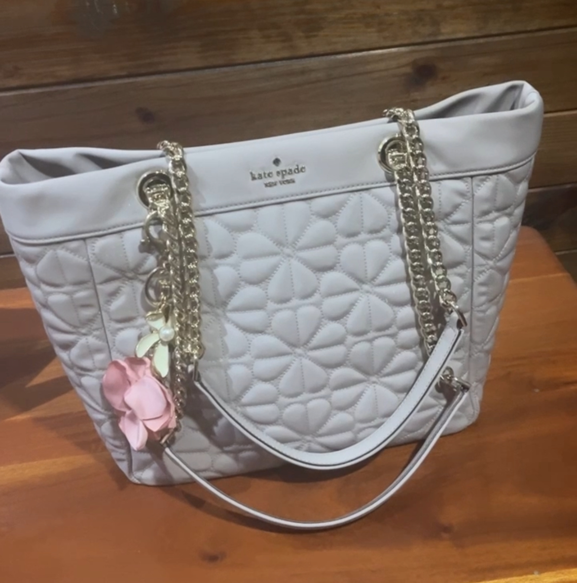 Spade Flower Quilted Fabric Medium Tote | Kate Spade Outlet