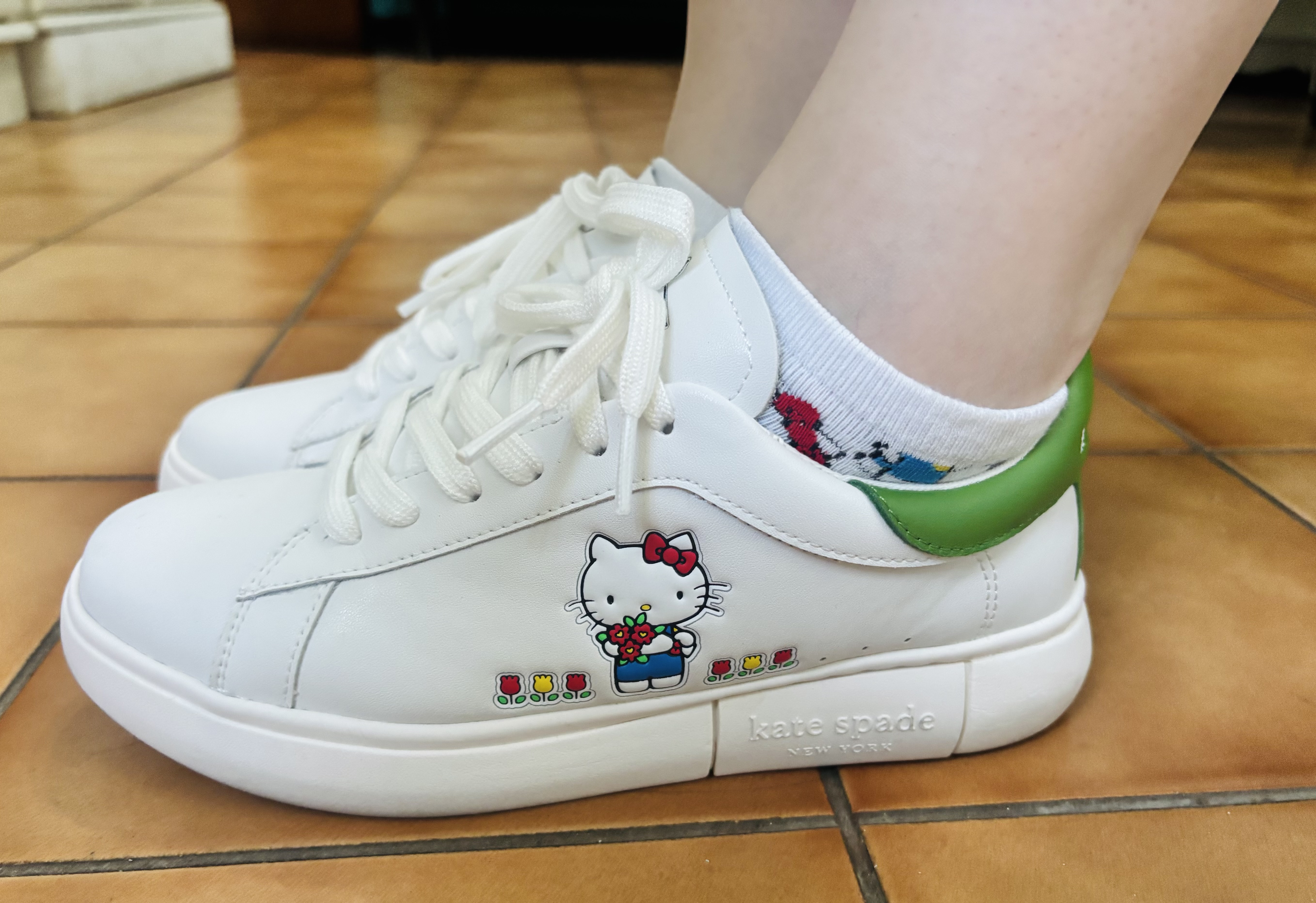 Hello Kitty X Kate Spade New York Leather Sneaker | Kate Spade Outlet