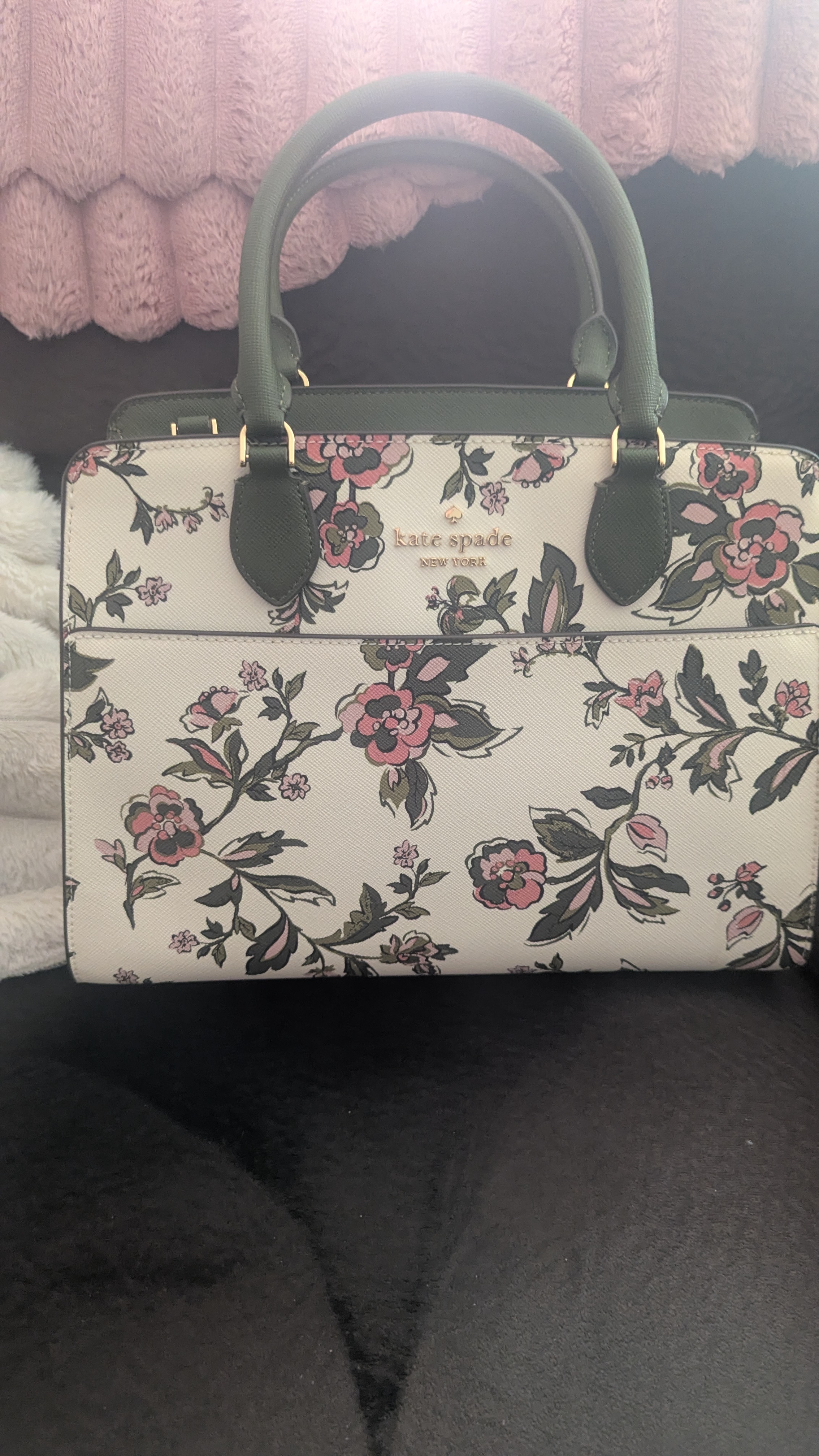 ショルダーバッグ・ポシェット Kate Spade Madison Floral Medium Satchel KM142 Madison Floral Medium Satchel | Kate Spade Outlet