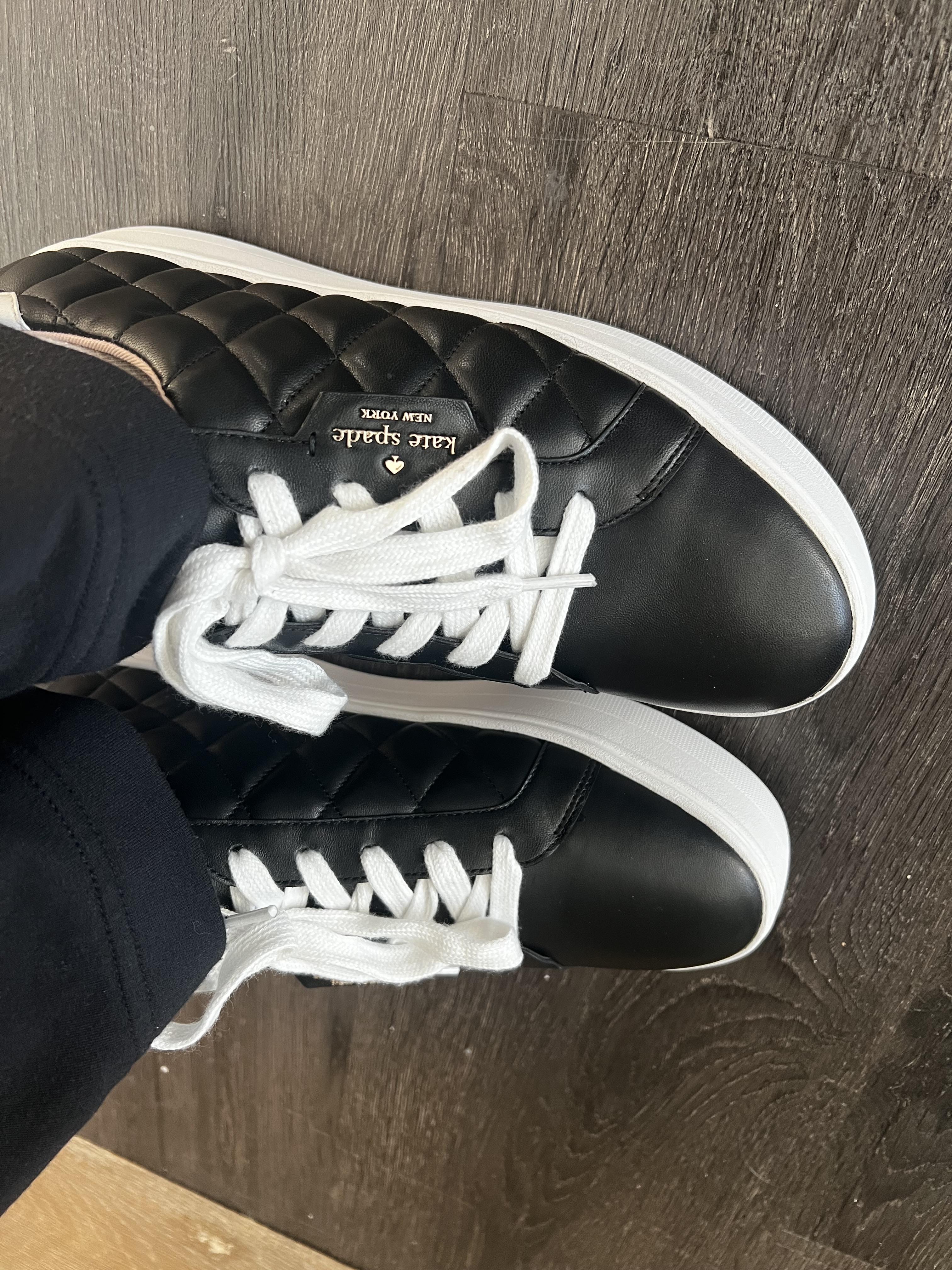 kate spade Black & Silver Athletic Sneakers Amazon.com | kate spade new york K As in Kate Nylon Runner  main image 4