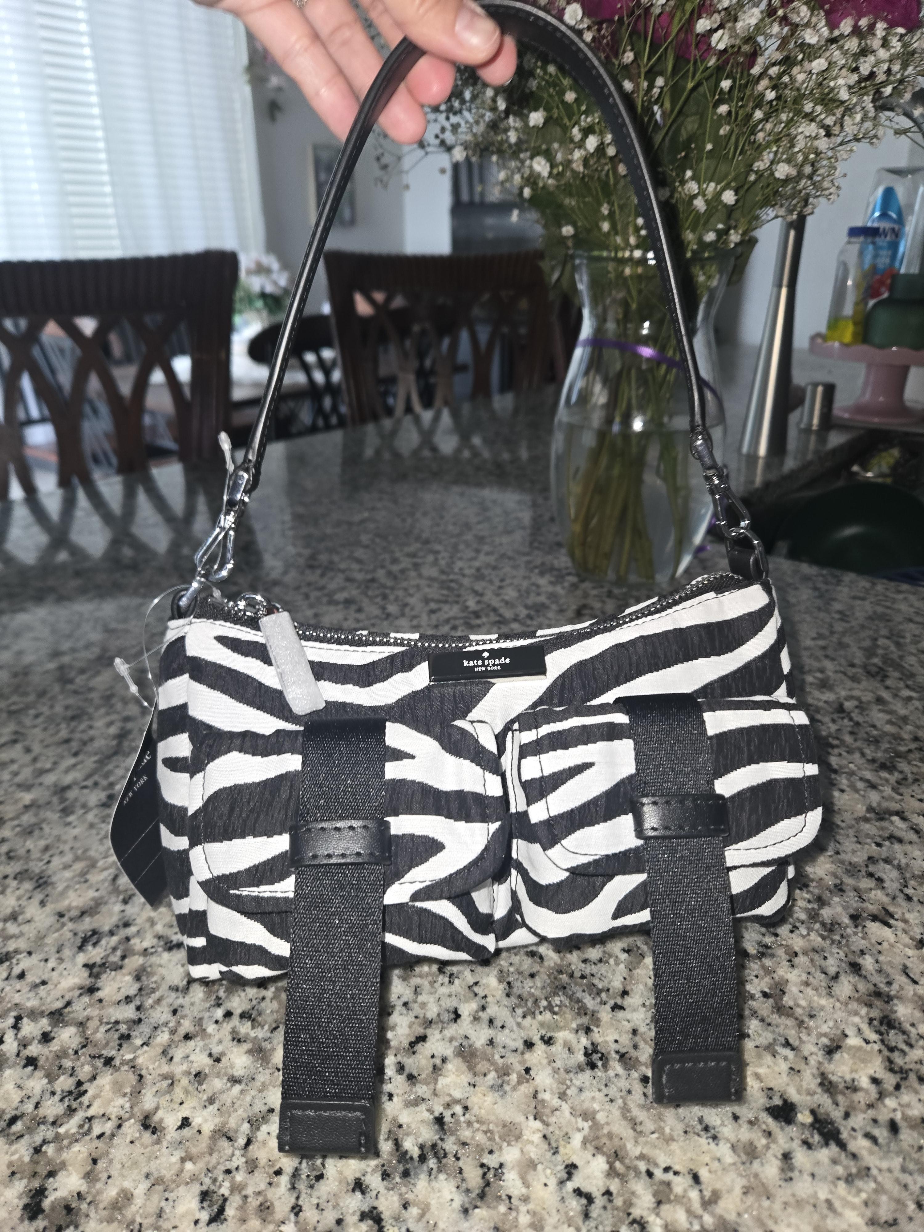 Carter Zebra Cargo Crossbody Bag | Kate Spade Outlet