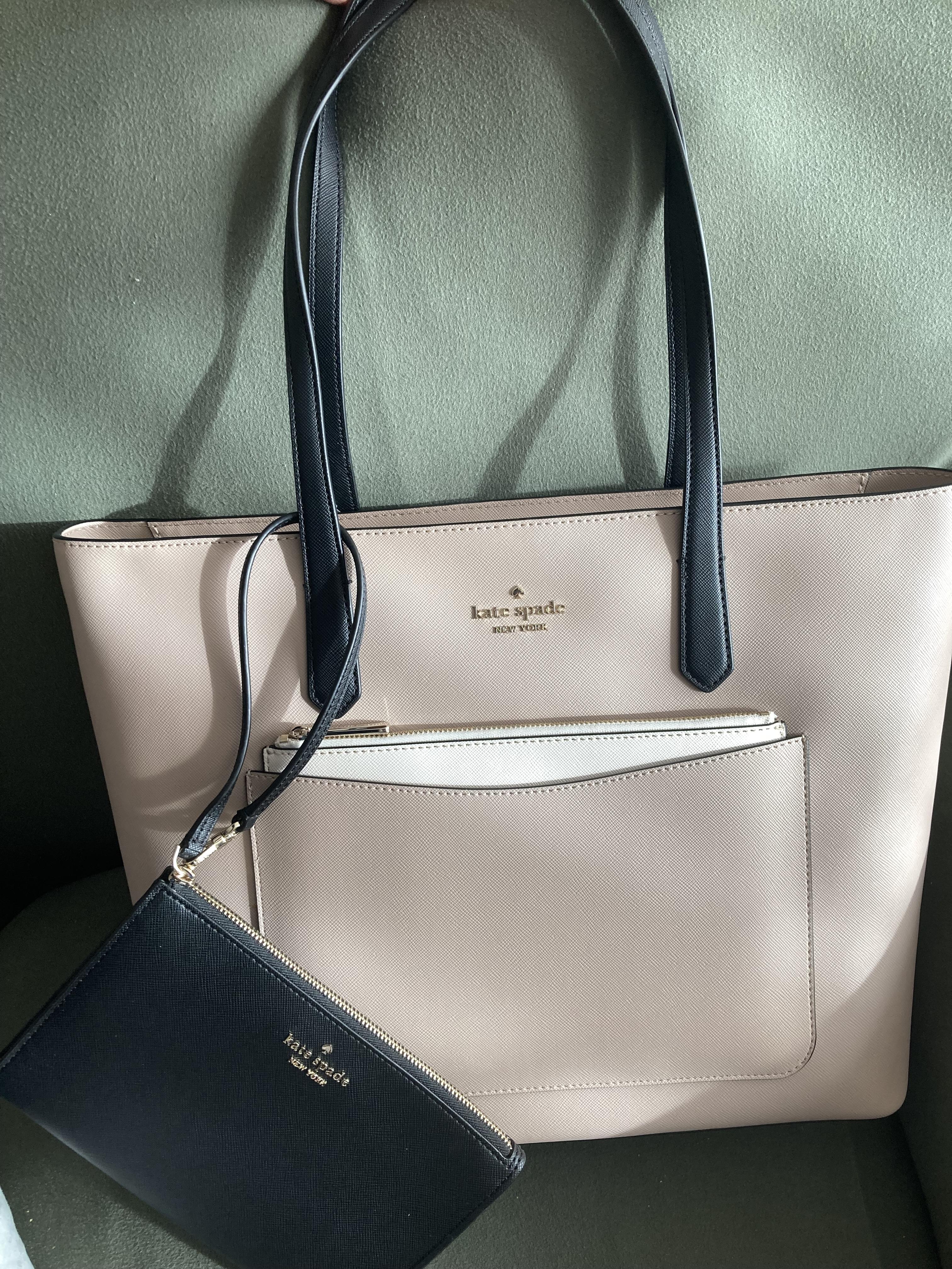 Staci Colorblock Leather Large Tote Set | Kate Spade Outlet