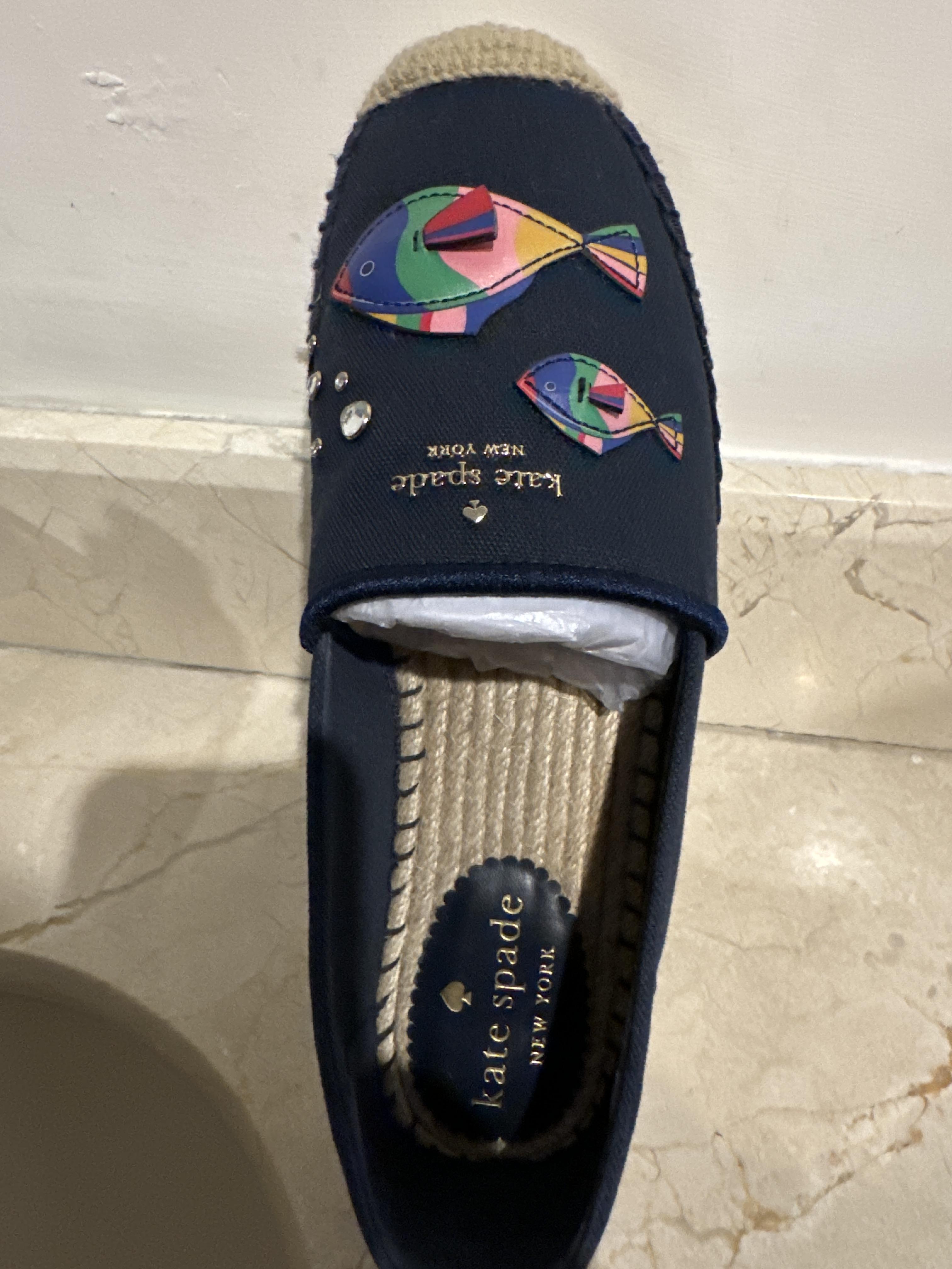 Aqua Fish Espadrilles Kate Spade Outlet - Main Image