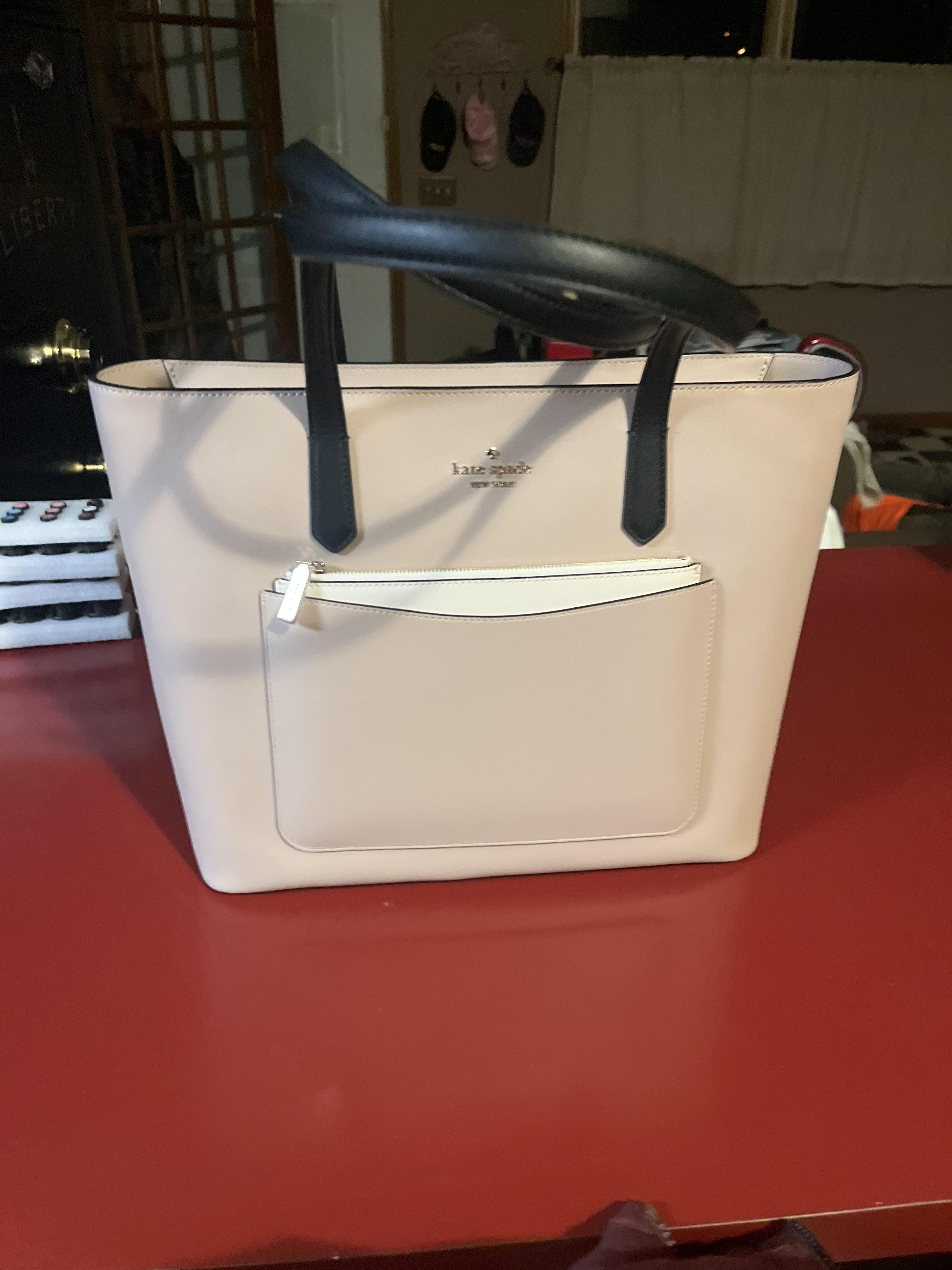 Staci Colorblock Leather Large Tote Set | Kate Spade Outlet