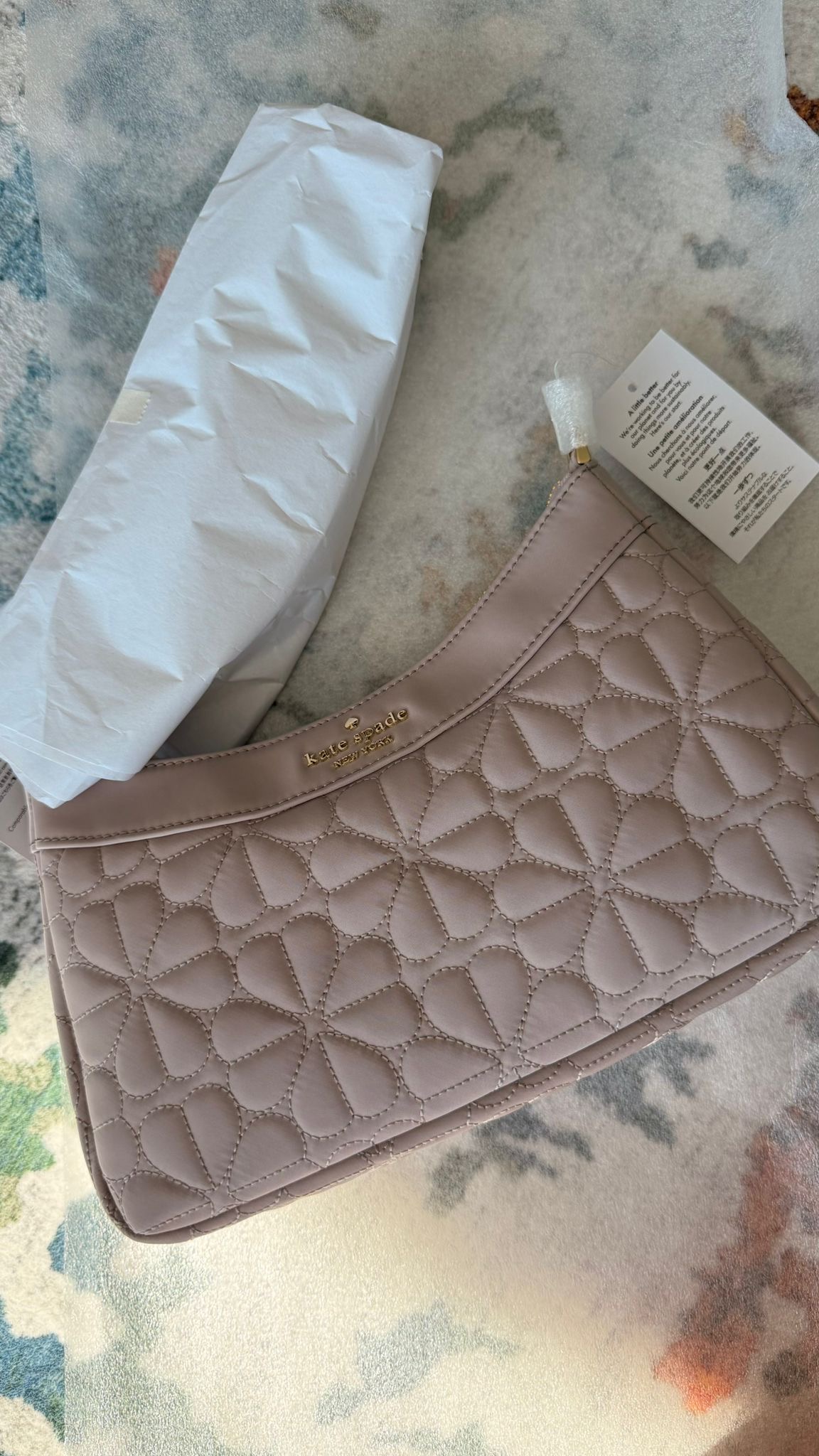 Spade Flower Quilted Fabric Convertible Crossbody | Kate Spade Outlet