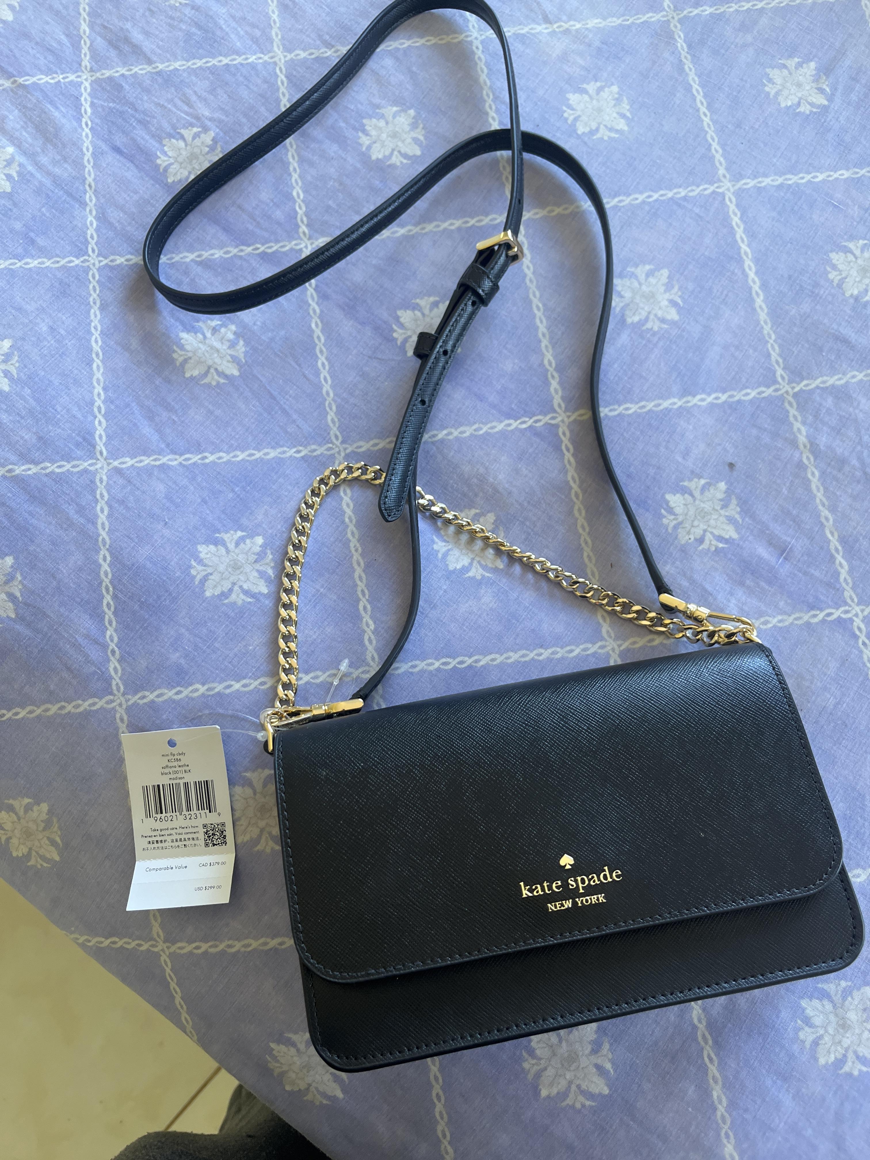 ほずみ　Kate♠︎Spade 紐付きミニバック 黒 Kate Spade New York Kenzie Mini Crossbody | Brixton Baker