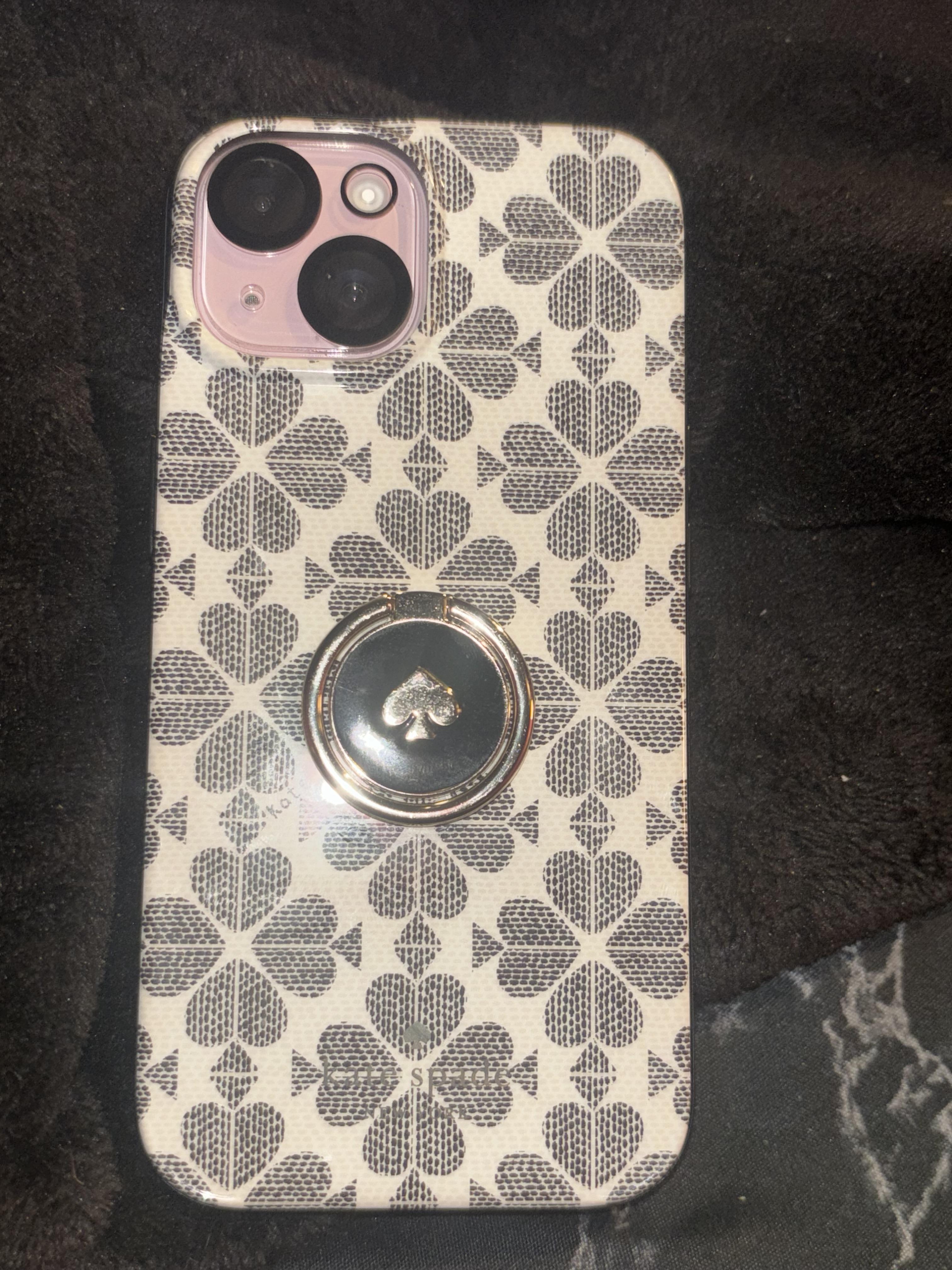 Kate Spade Flower Stability Ring And Case リング付 ケース Spade Flower Stability Ring And Case I Phone 16 | Kate Spade