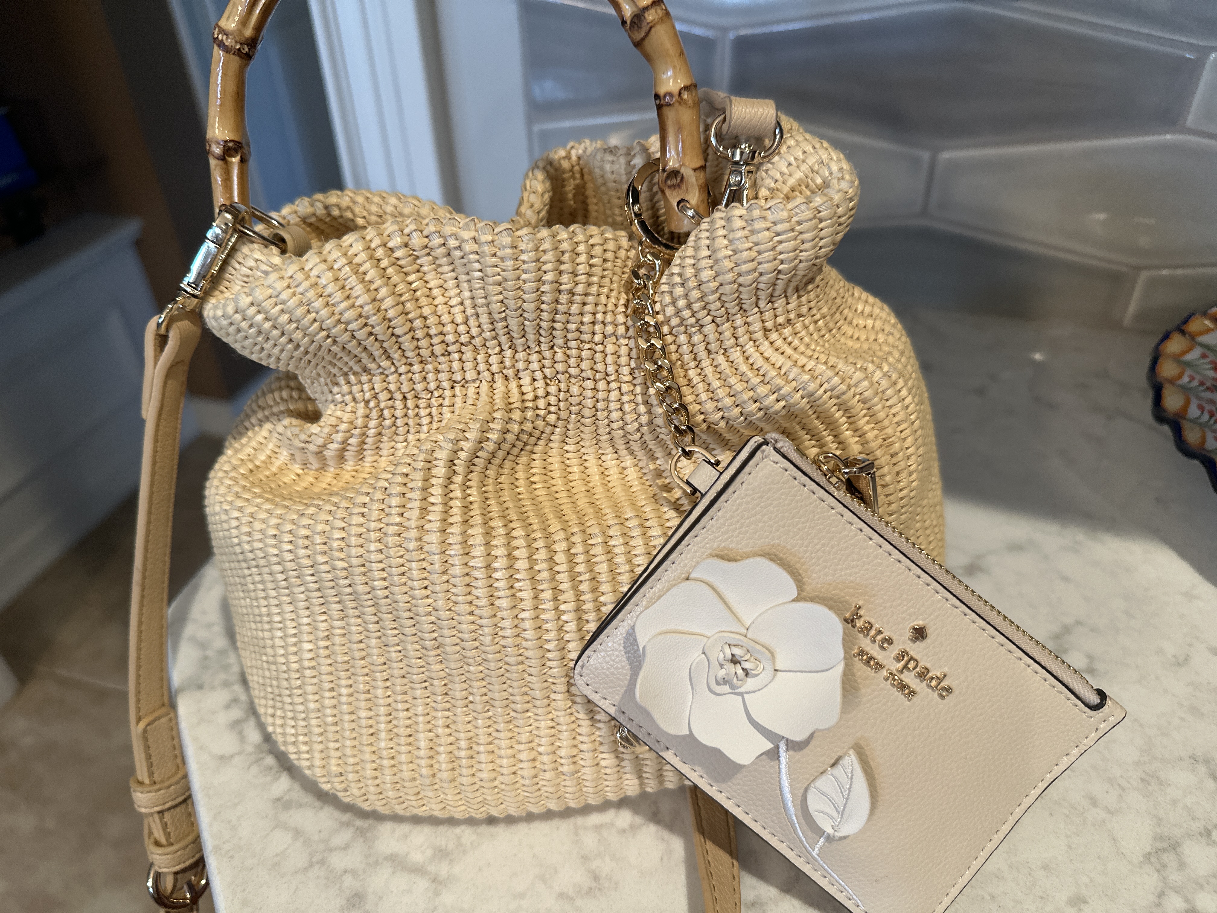 Floral Key Ring Card Holder | Kate Spade Outlet