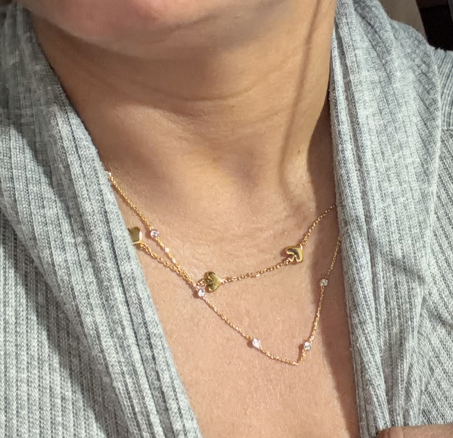 Spot The Spade Metal Scatter Necklace | Kate Spade Outlet