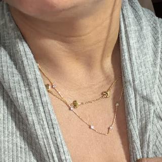 Spot The Spade Metal Scatter Necklace | Kate Spade Outlet