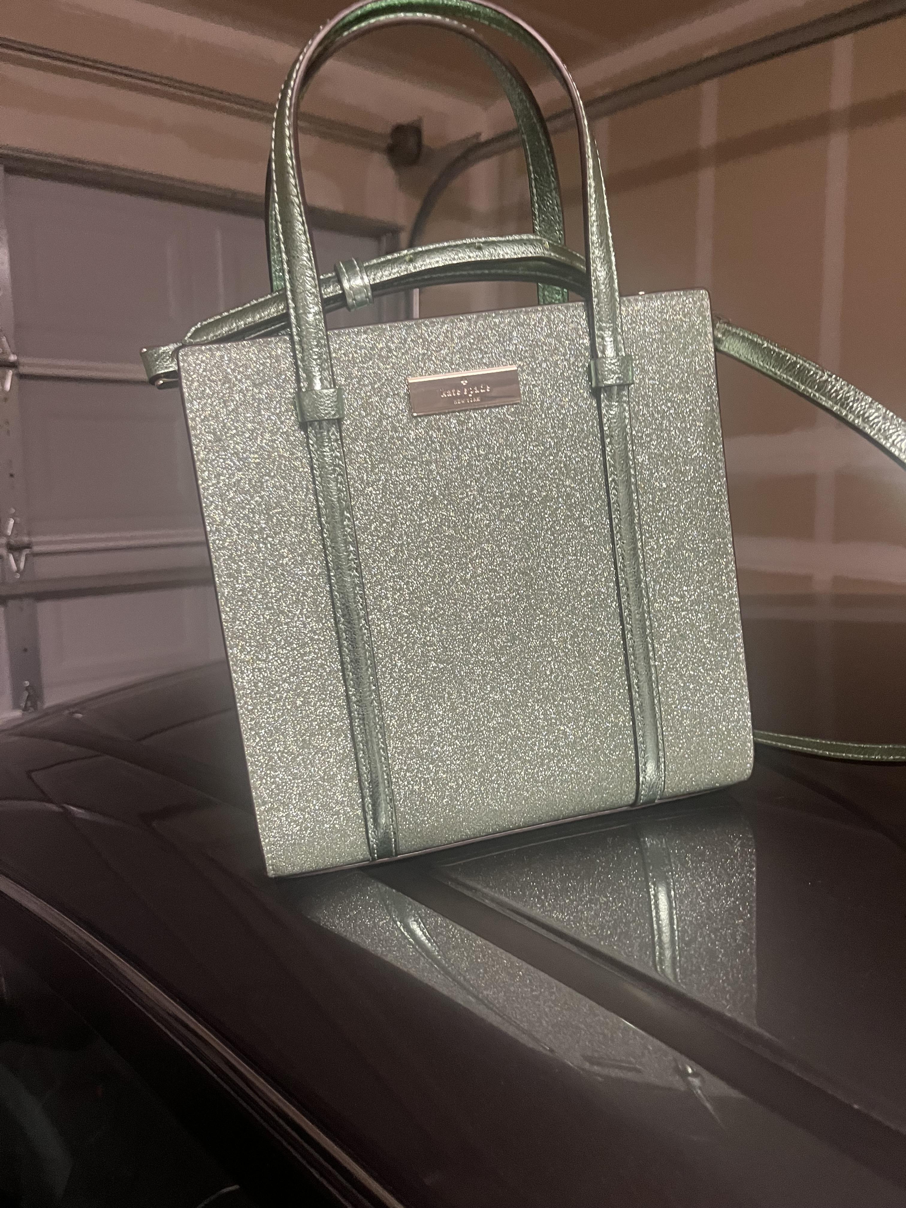 Kenzie Glitter Small Tote | Kate Spade Outlet