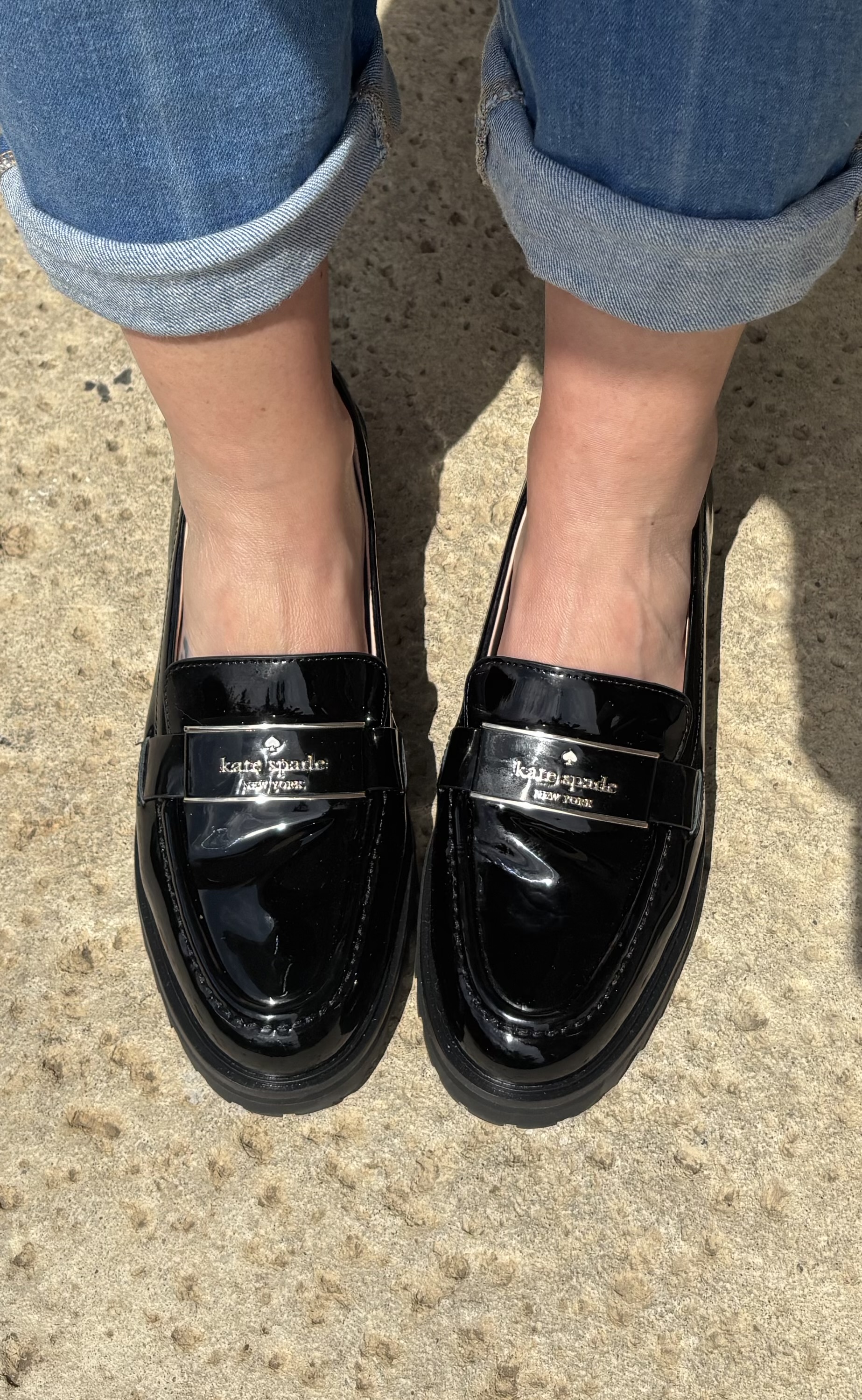 Kate spade new york Leather ローファー Amazon | Kate Spade New York レディース キャディローファー