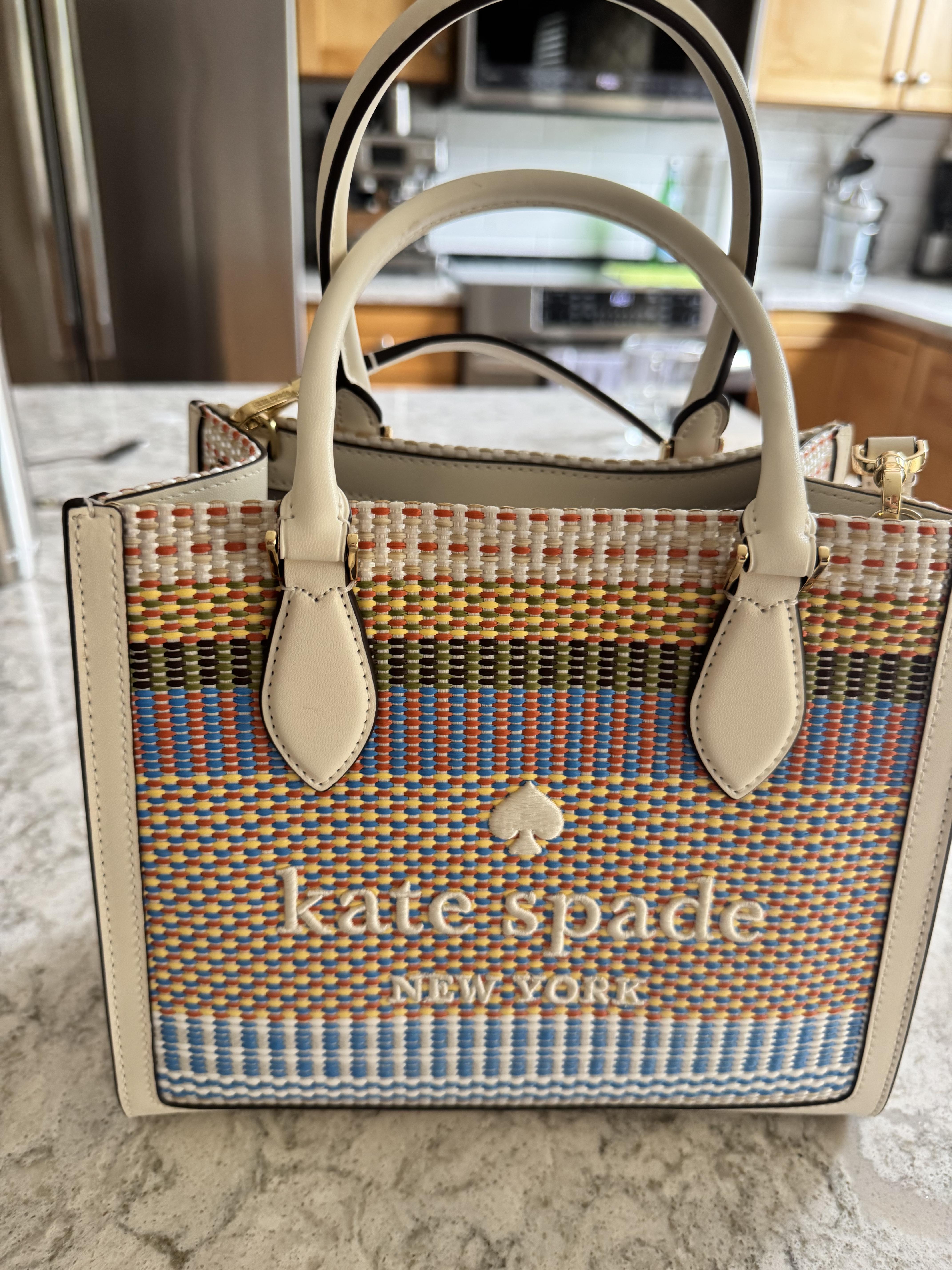 【Kate Spade New York】On Purpose Straw Small Tote Bag On Purpose Straw Medium Tote Bag | Kate Spade New York