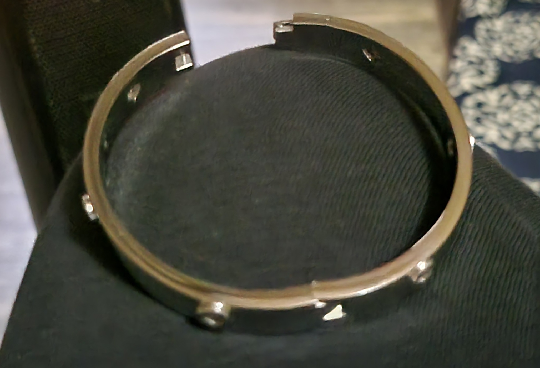 Spot The Spade Studded Hinged Bangle | Kate Spade Outlet