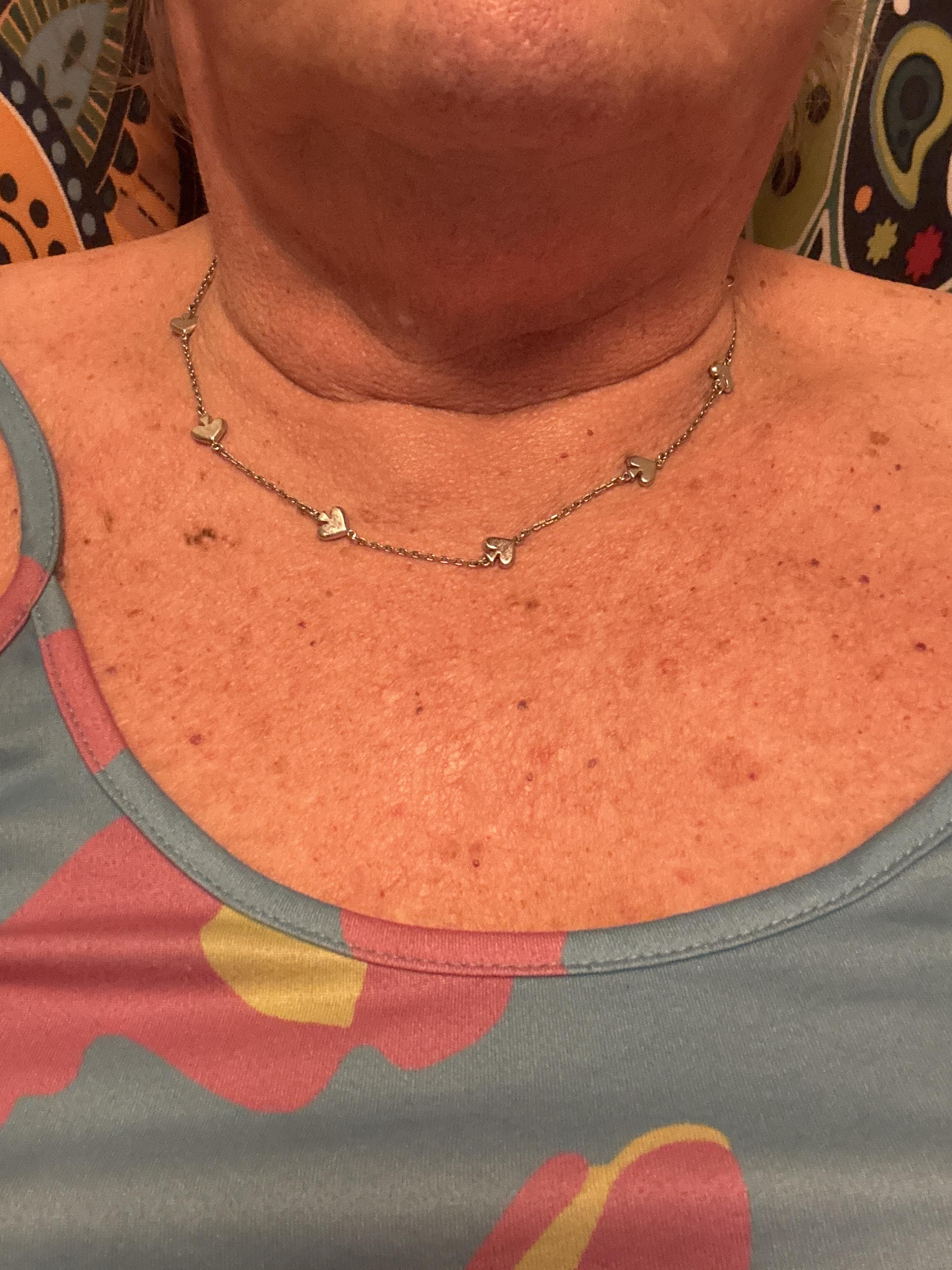 Spot The Spade Metal Scatter Necklace | Kate Spade Outlet
