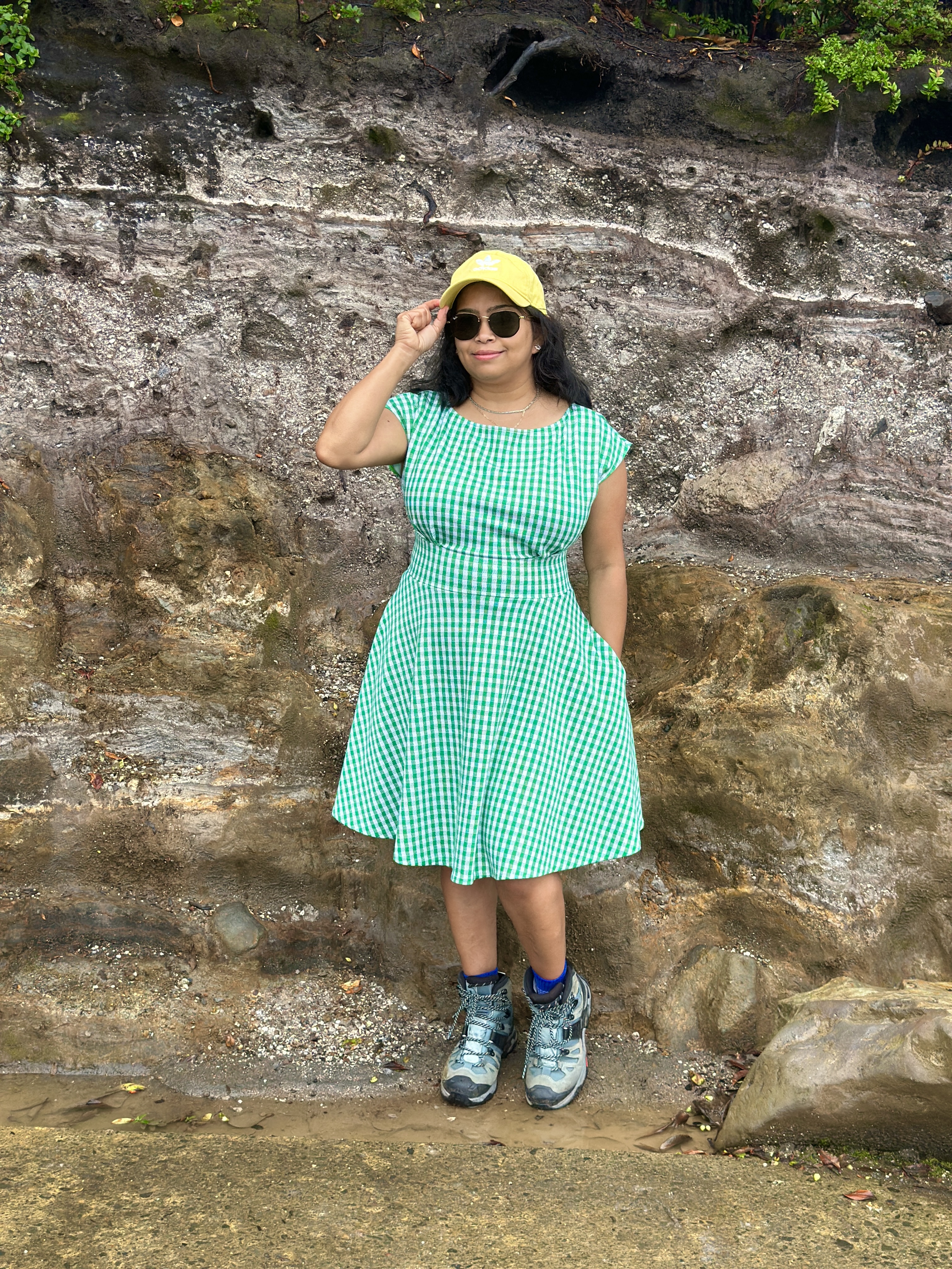 Jazzy Gingham Ponte Fiorella Dress | Kate Spade Outlet