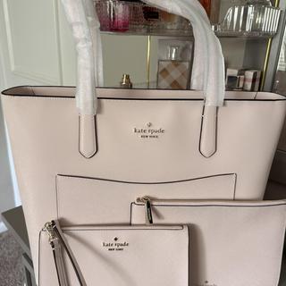 と*こ様 ケイトスペード Staci PVC ラージトートバッグ 3点セット【新 Staci Large Tote Set | Kate Spade Outlet