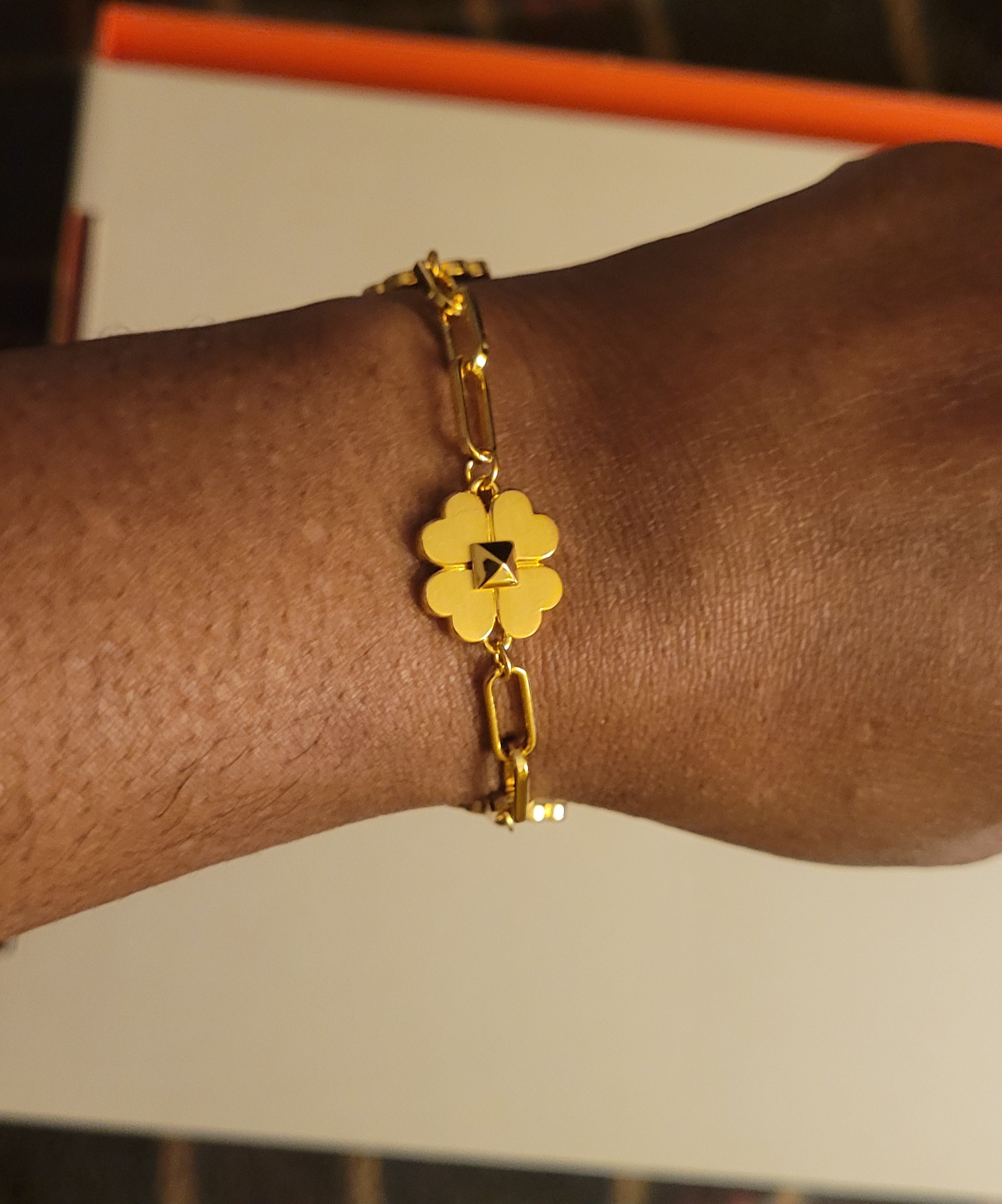Kate Spade Yellow Bracelet with Lilac Spade Studs kate-spade-Multi-Gold-tone-  main image 3