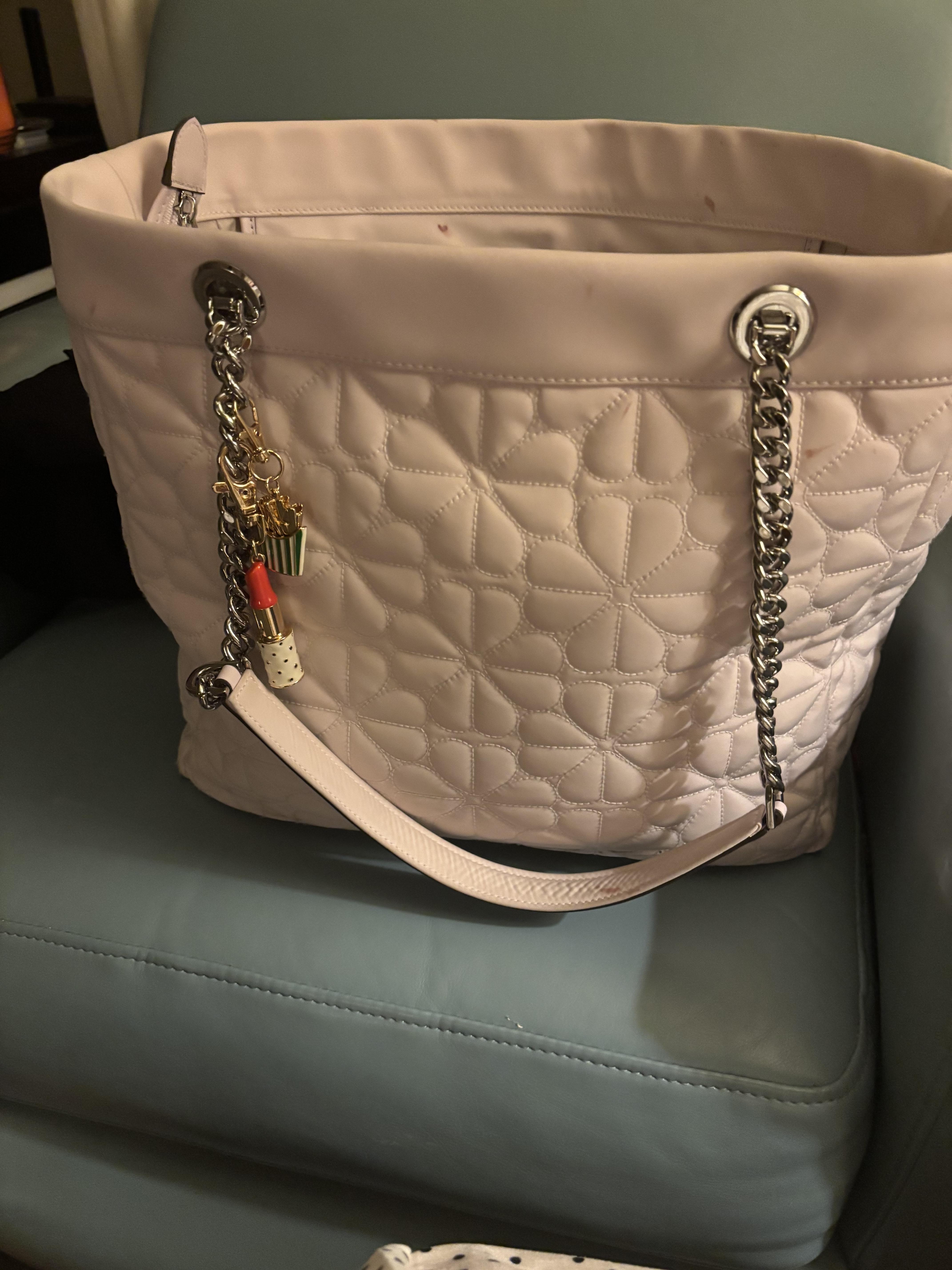 Kate Spade New York MANHATTAN OVERSIZED MONOGRAM SMALL TOTE