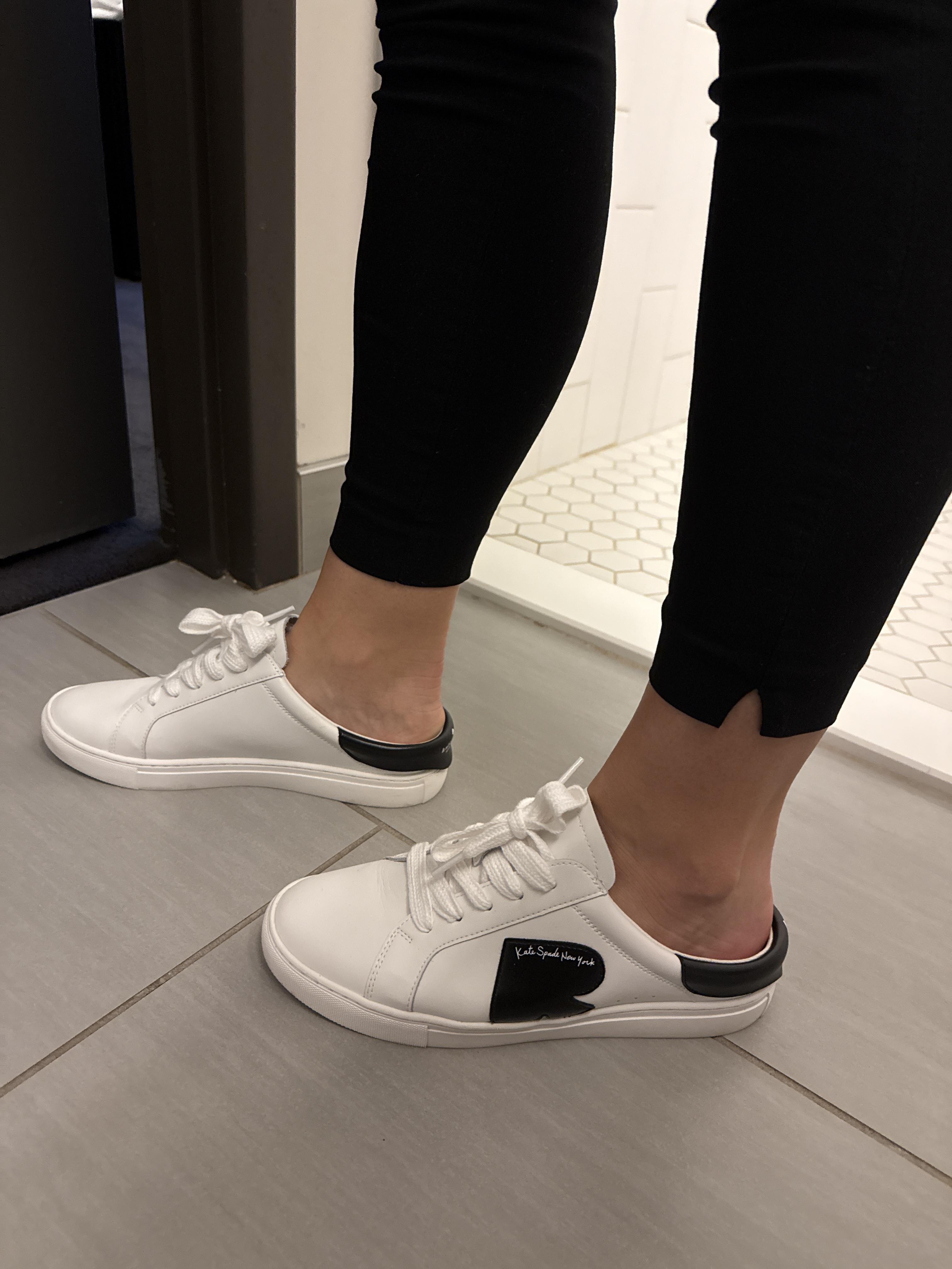 Charli Smooth Leather Mule Sneaker | Kate Spade Outlet