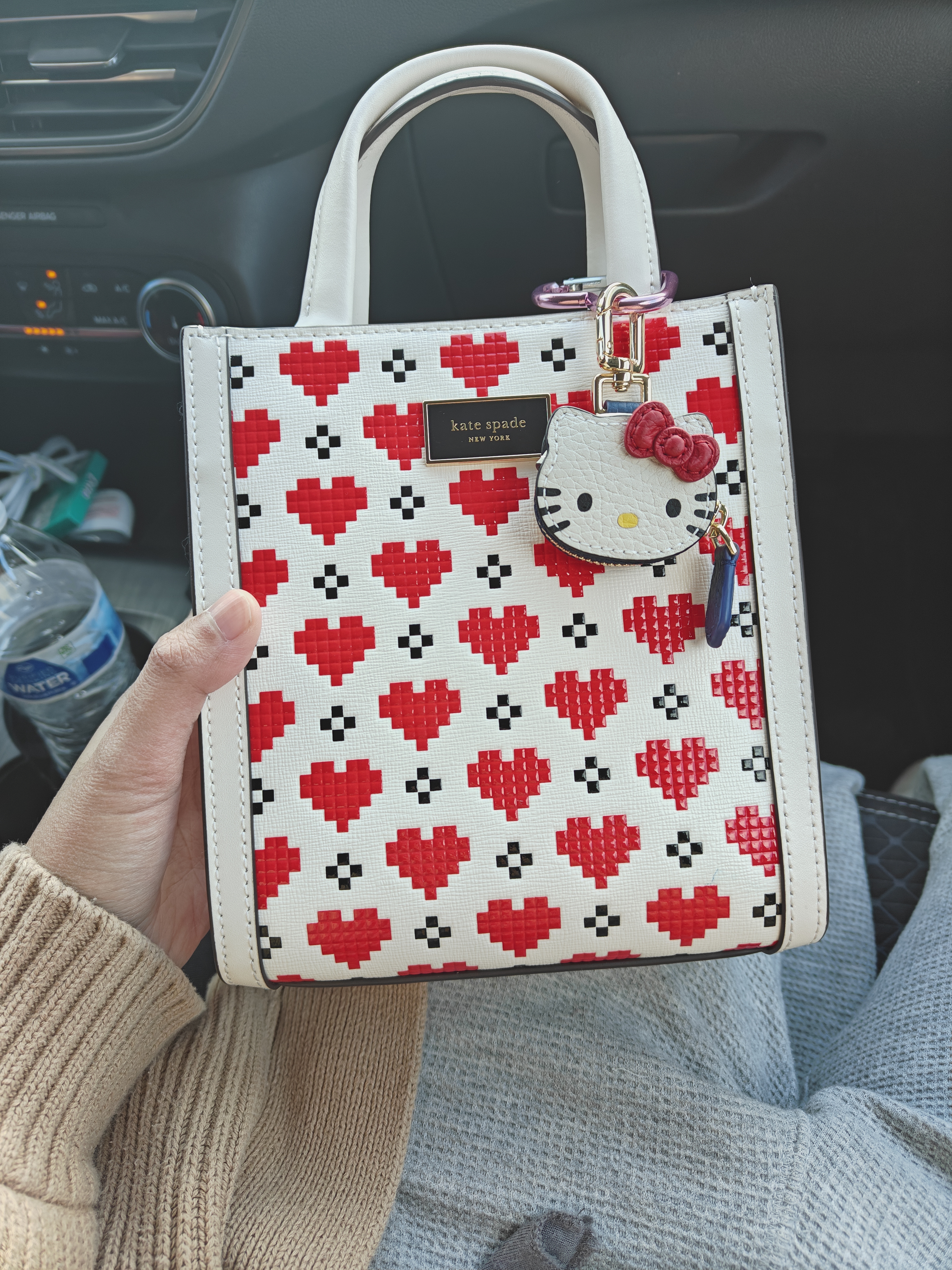 Key To My Heart Manhattan Mini Tote＊ハート柄ミニトート Key To My Heart Manhattan Mini Tote＊ハート柄ミニトート