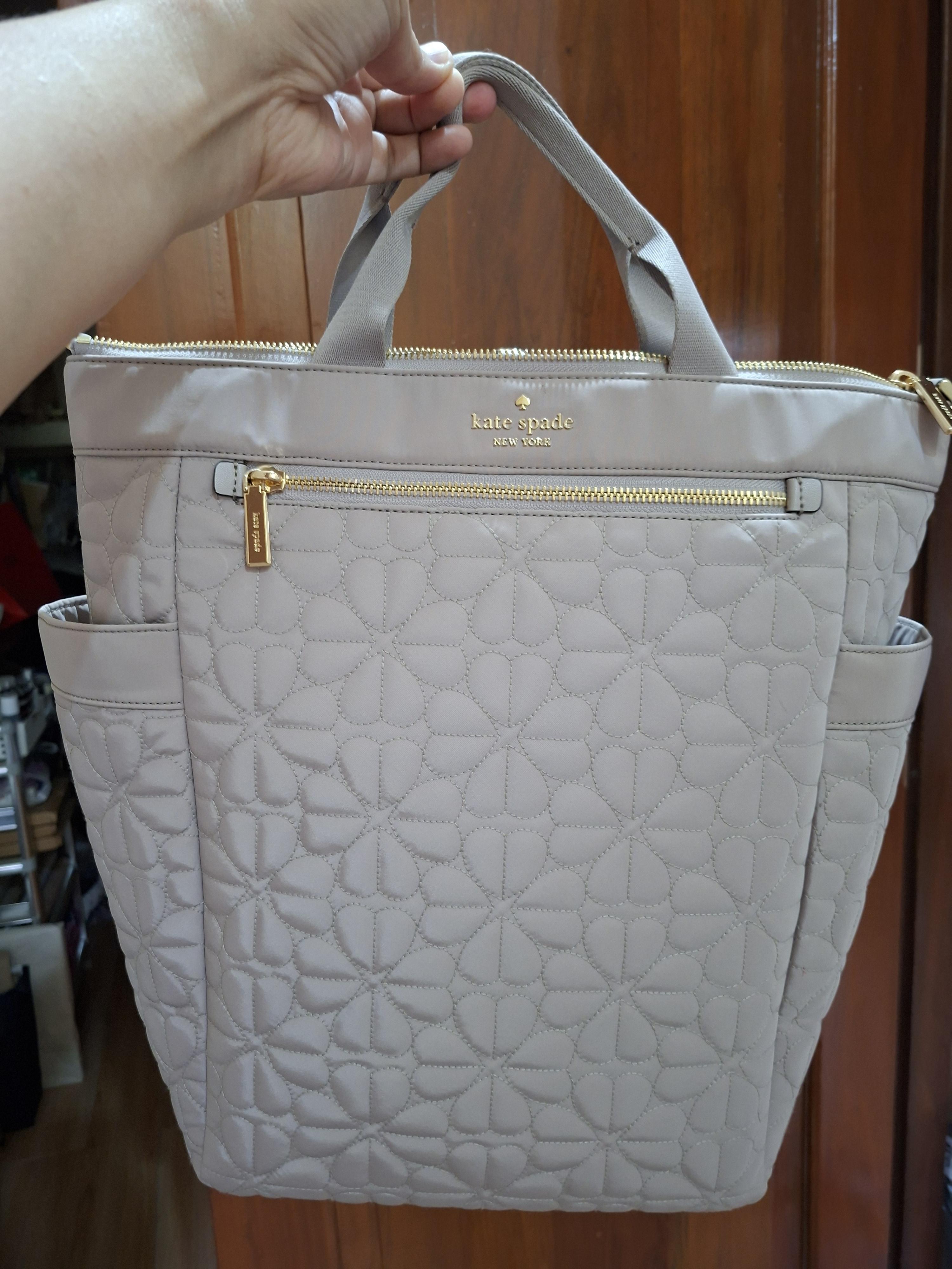 Spade Flower Quilted Fabric Convertible Backpack | Kate Spade Outlet