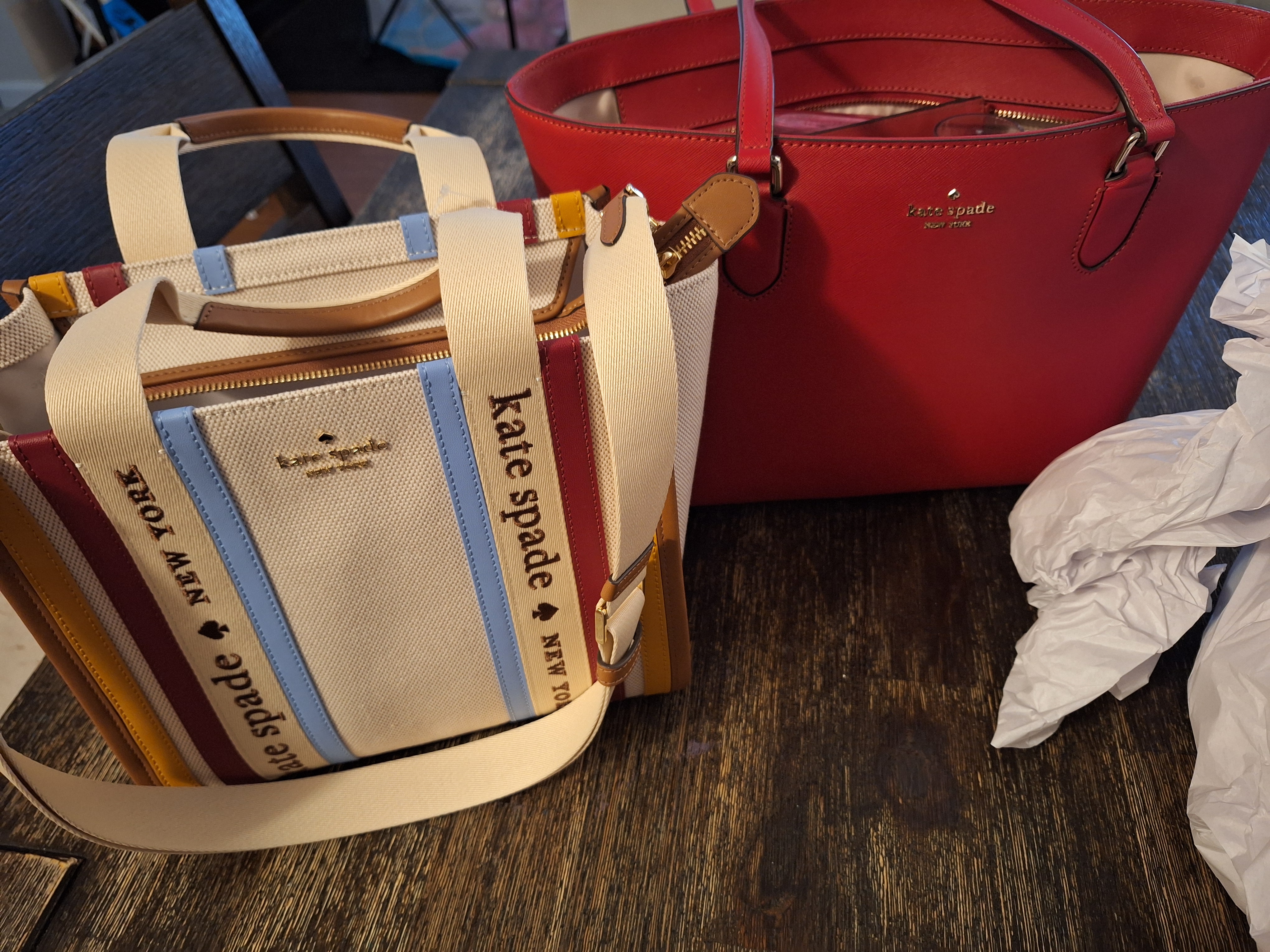 Kip Stripe Small Tote | Kate Spade Outlet