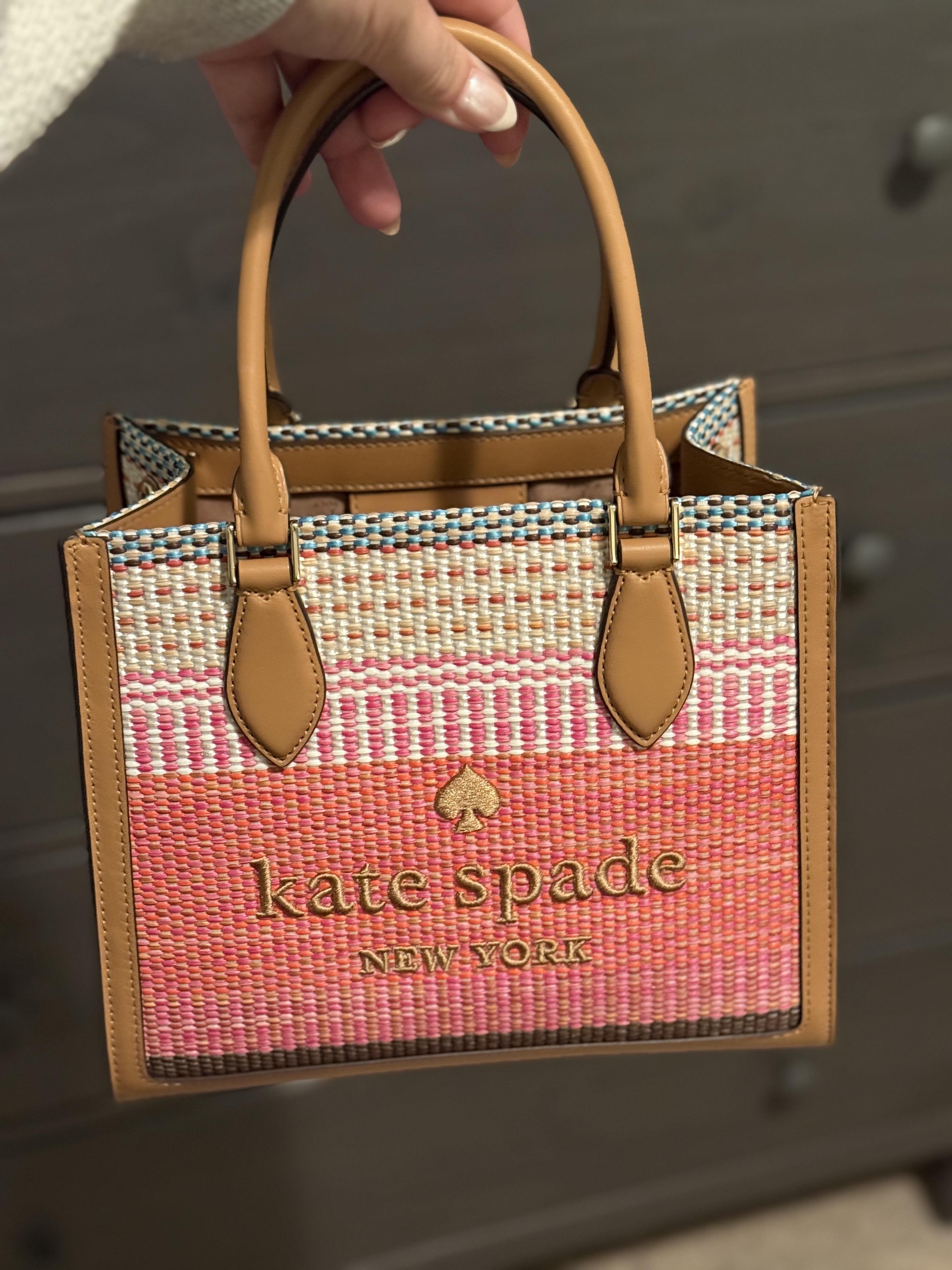 Kate Spade★Ellie Straw Small Tote かごバッグ トートバッグ Ellie Straw Small Tote | Kate Spade Outlet