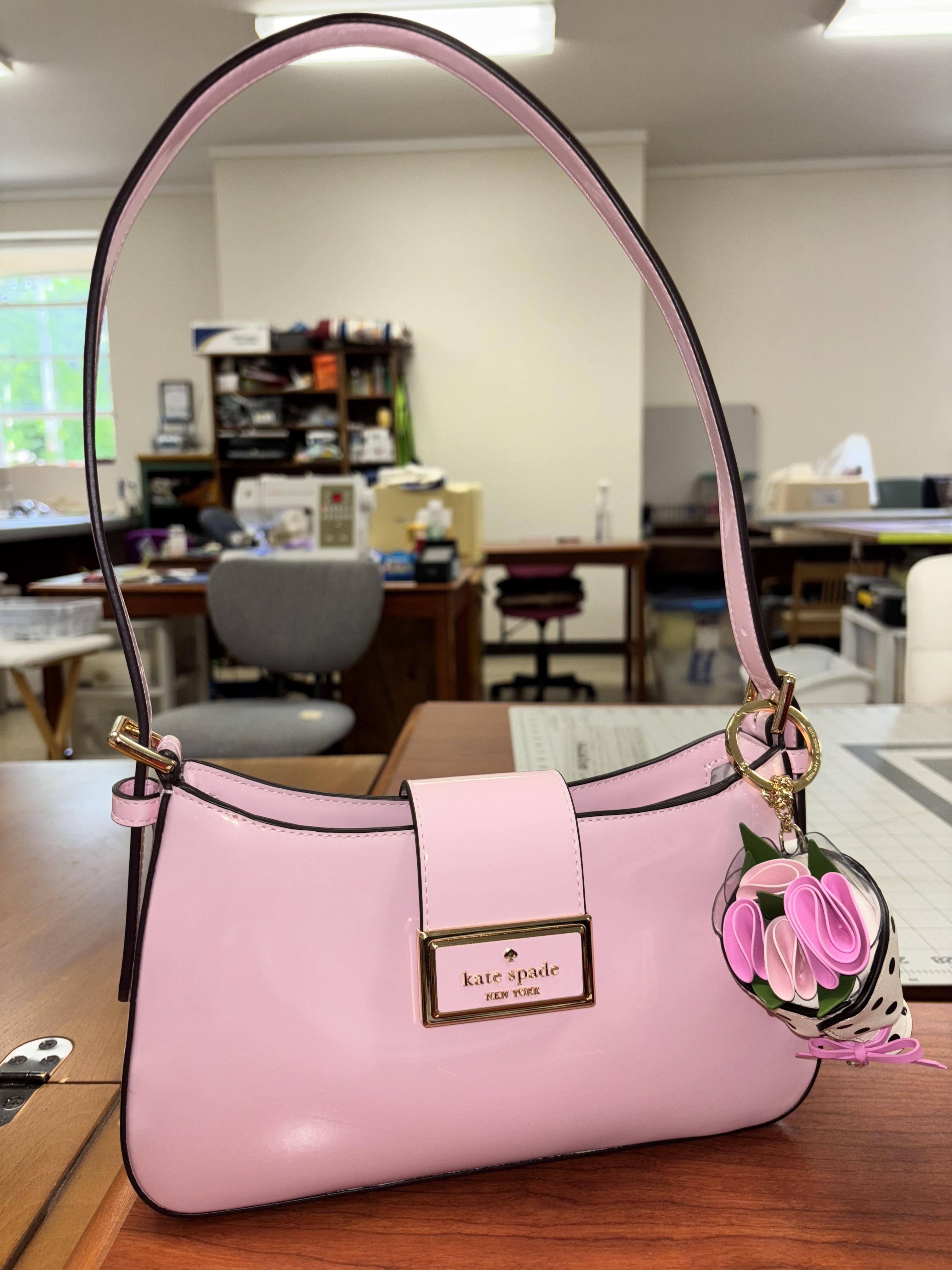 Reegan Patent Fabric Small Shoulder Bag | Kate Spade Outlet