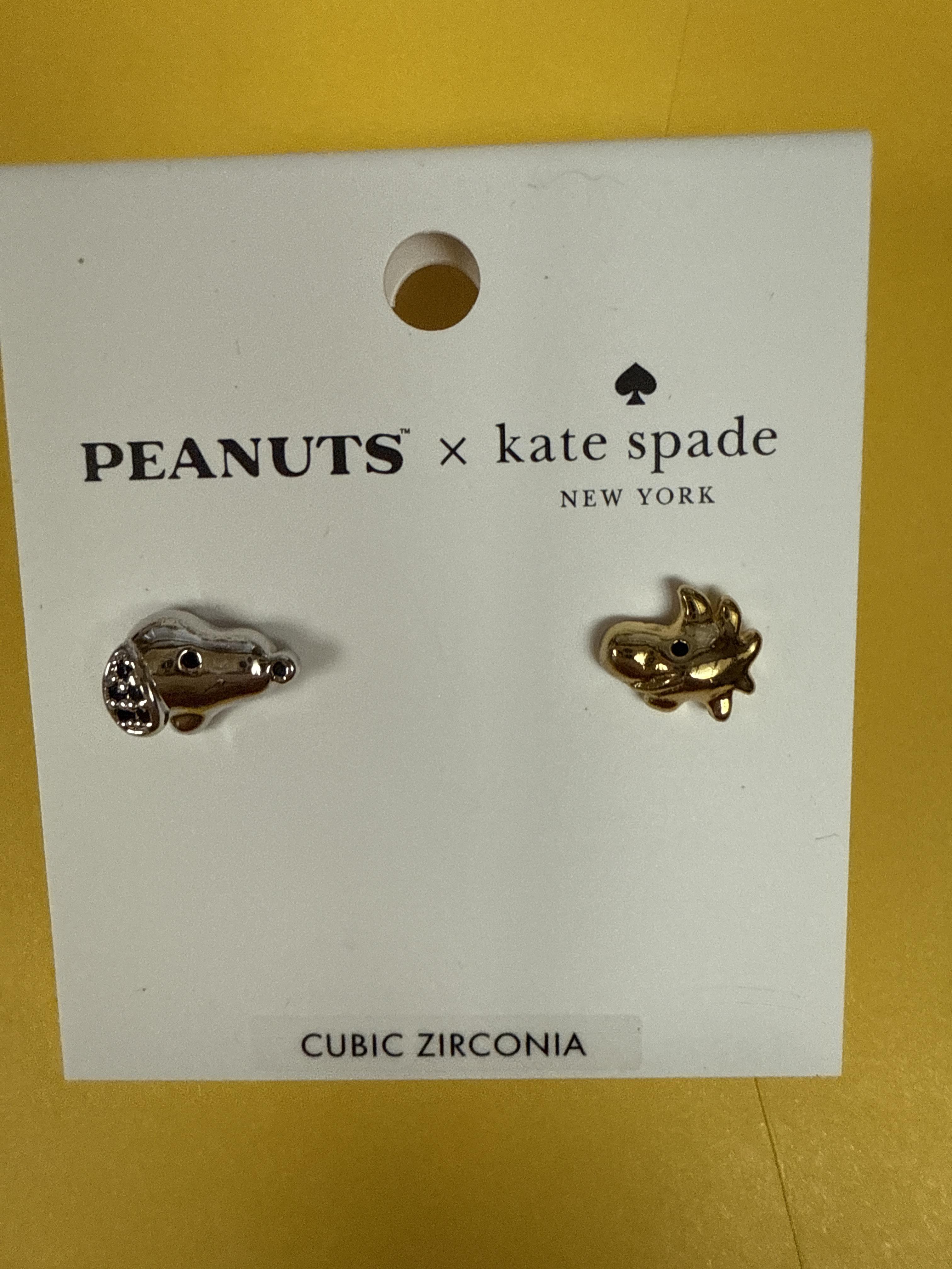 Snoopy Asymmetrical Studs | Kate Spade Outlet