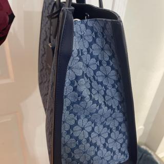 Spade Flower Jacquard Denim Manhattan Large Tote | Kate Spade Outlet