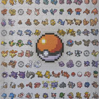 Kanto Pokémon Pixels Pokémon Puzzle (1,000 Pieces) | Pokémon