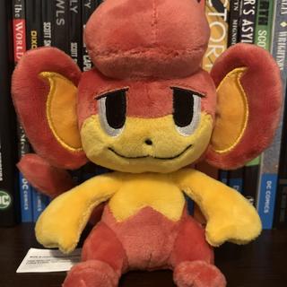Peluche Original De Pokémon Pansear – Edición Sitting Cuties De Pokémon Center, Coleccionable Y Súper Blandito