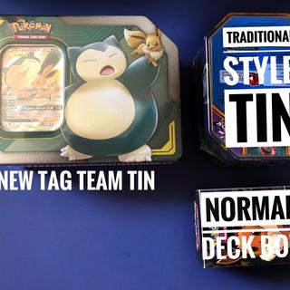 Pokémon TCG: TAG TEAM Tin (Eevee & Snorlax-GX) | Pokémon Center